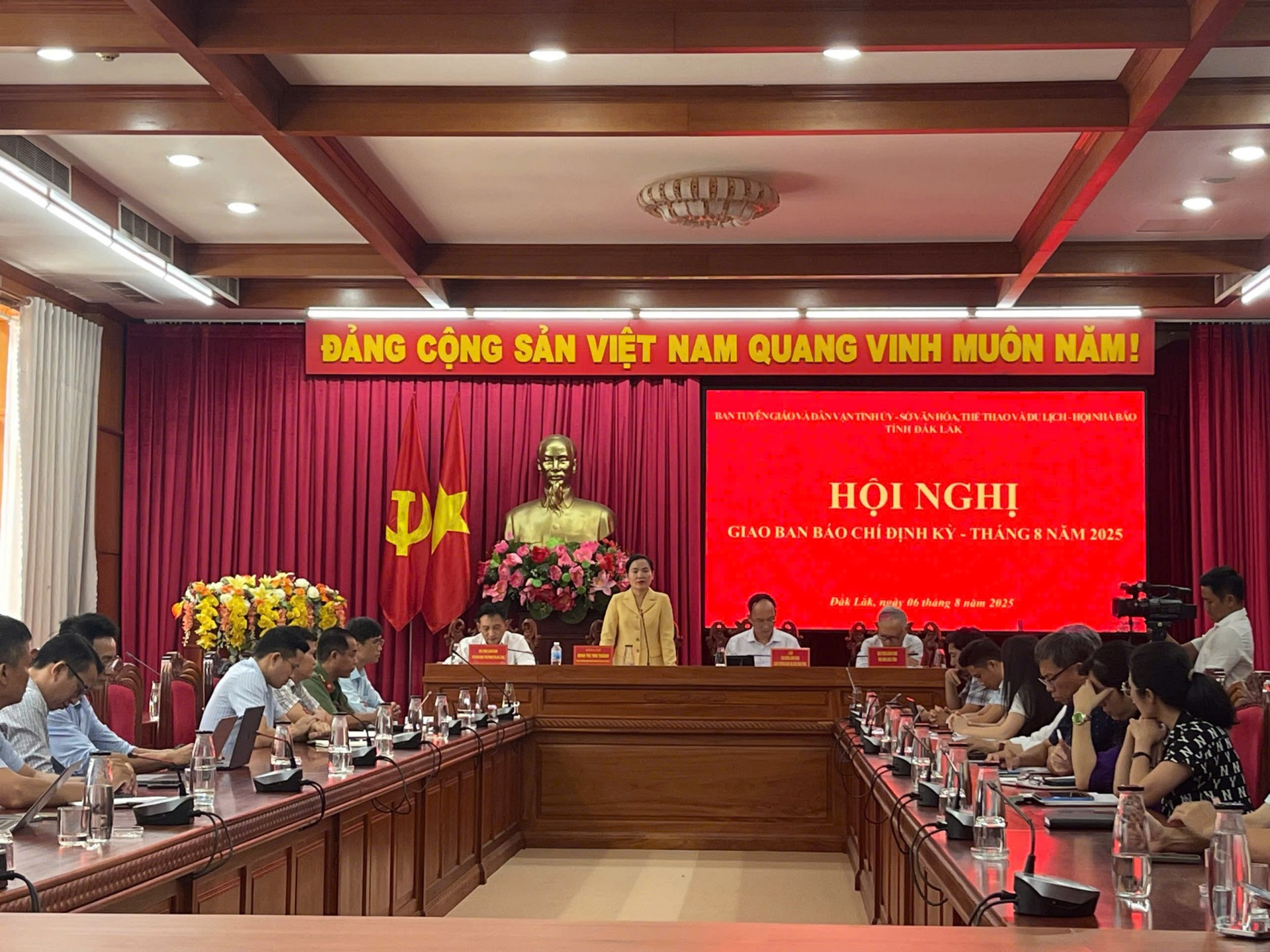 Đắk Lắk: Tổ chức Hội nghị giao ban báo chí định kỳ tháng 8 Đắk Lắk: Tổ chức Hội nghị giao ban báo chí định kỳ tháng 8