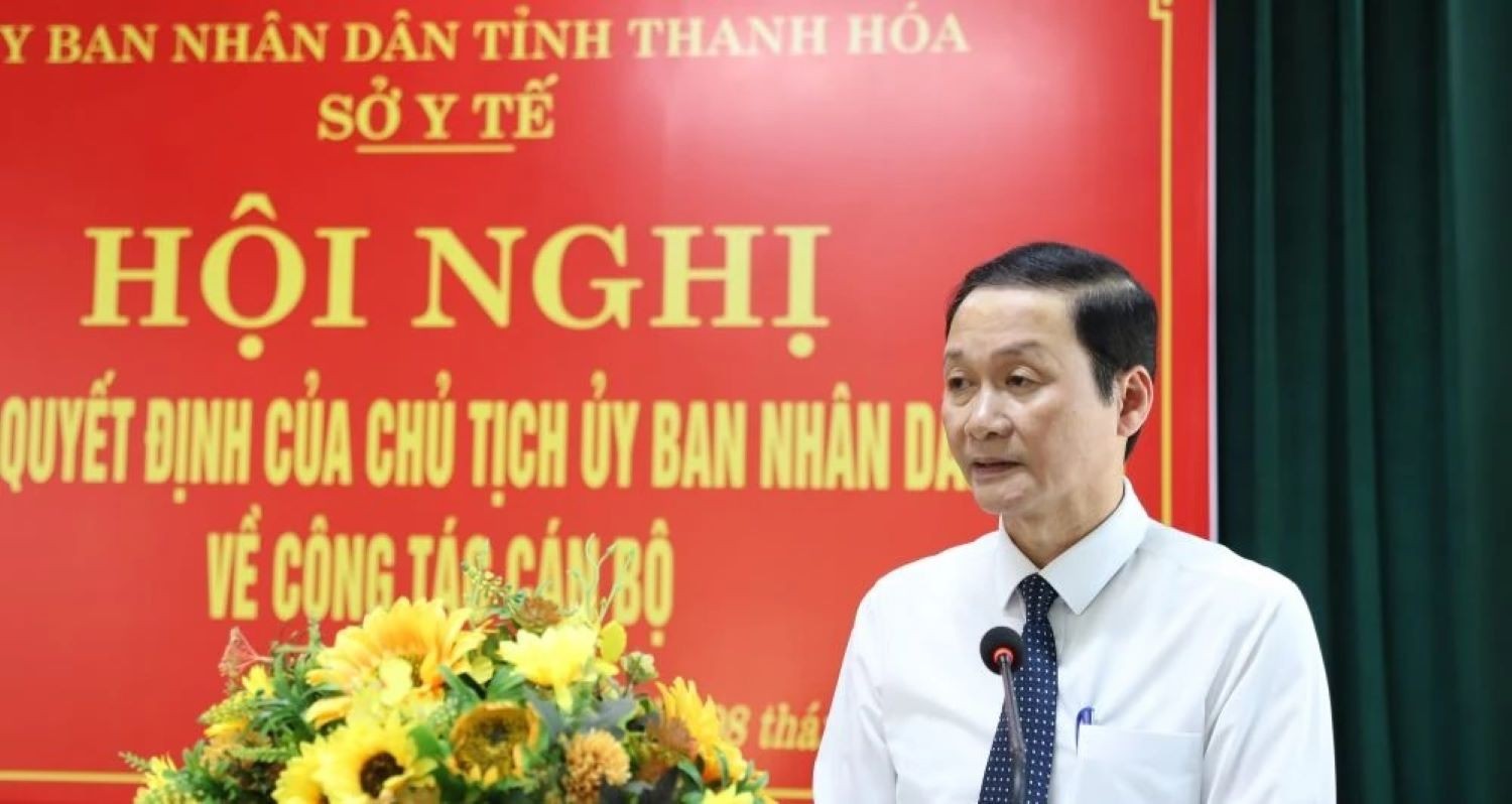 Thanh Hóa bổ nhiệm Tiến sĩ, bác sĩ Lê Văn Cường giữ chức Giám đốc Sở Y tế