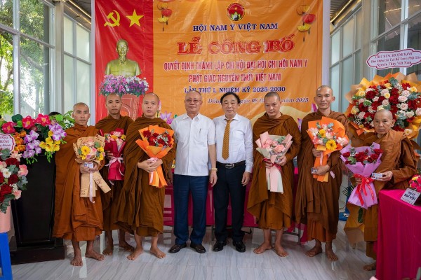 Đồng Nai: Lễ công bố Quyết định thành lập và Đại hội lần thứ I Chi hội Nam Y Phật giáo Nguyên thủy Việt Nam nhiệm kỳ 2025-2030