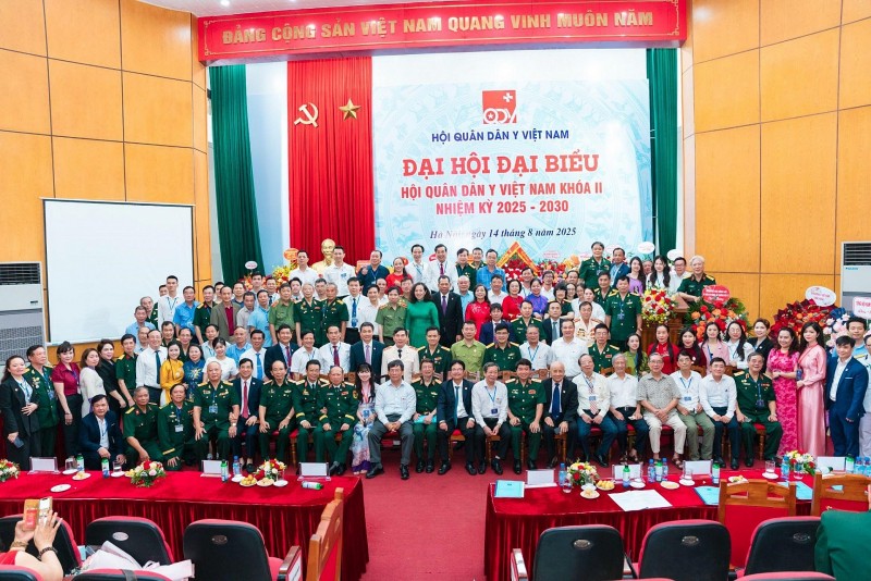 Đại hội đại biểu Hội Quân Dân Y Việt Nam khóa II: Đoàn kết, đổi mới, phát triển nhiệm kỳ 2025 – 2030
