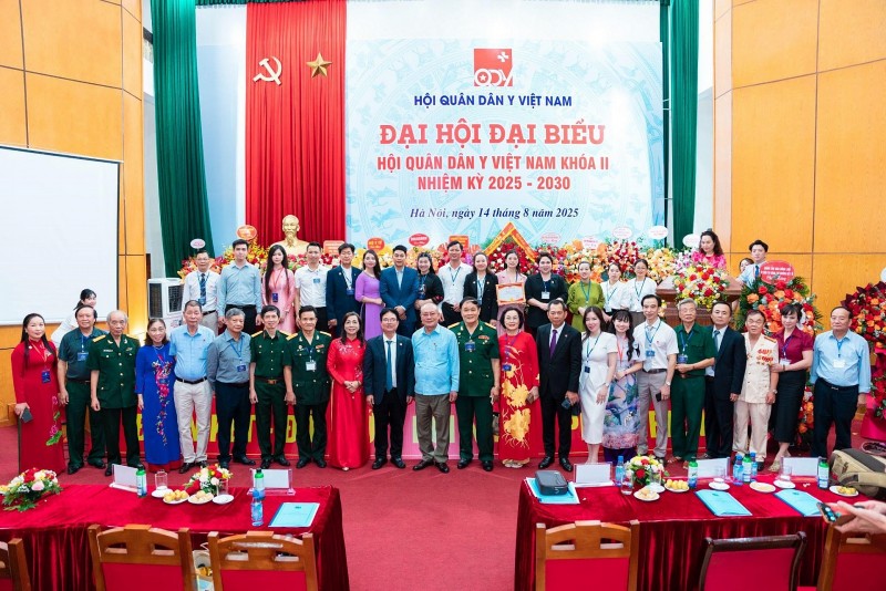 Đại hội đại biểu Hội Quân Dân Y Việt Nam khóa II: Đoàn kết, đổi mới, phát triển nhiệm kỳ 2025 – 2030