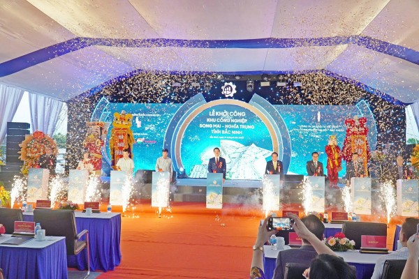 Bắc Ninh khởi công Khu công nghiệp Song Mai - Nghĩa Trung