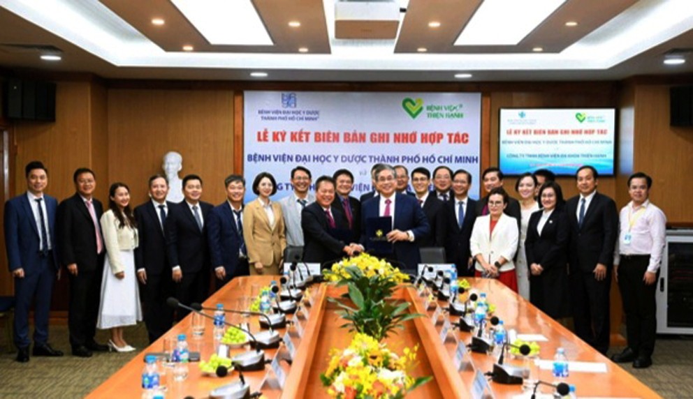 Bệnh viện Đại học Y Dược TP.HCM và Bệnh viện đa khoa Thiện Hạnh ký Biên bản ghi nhớ hợp tác chiến lược