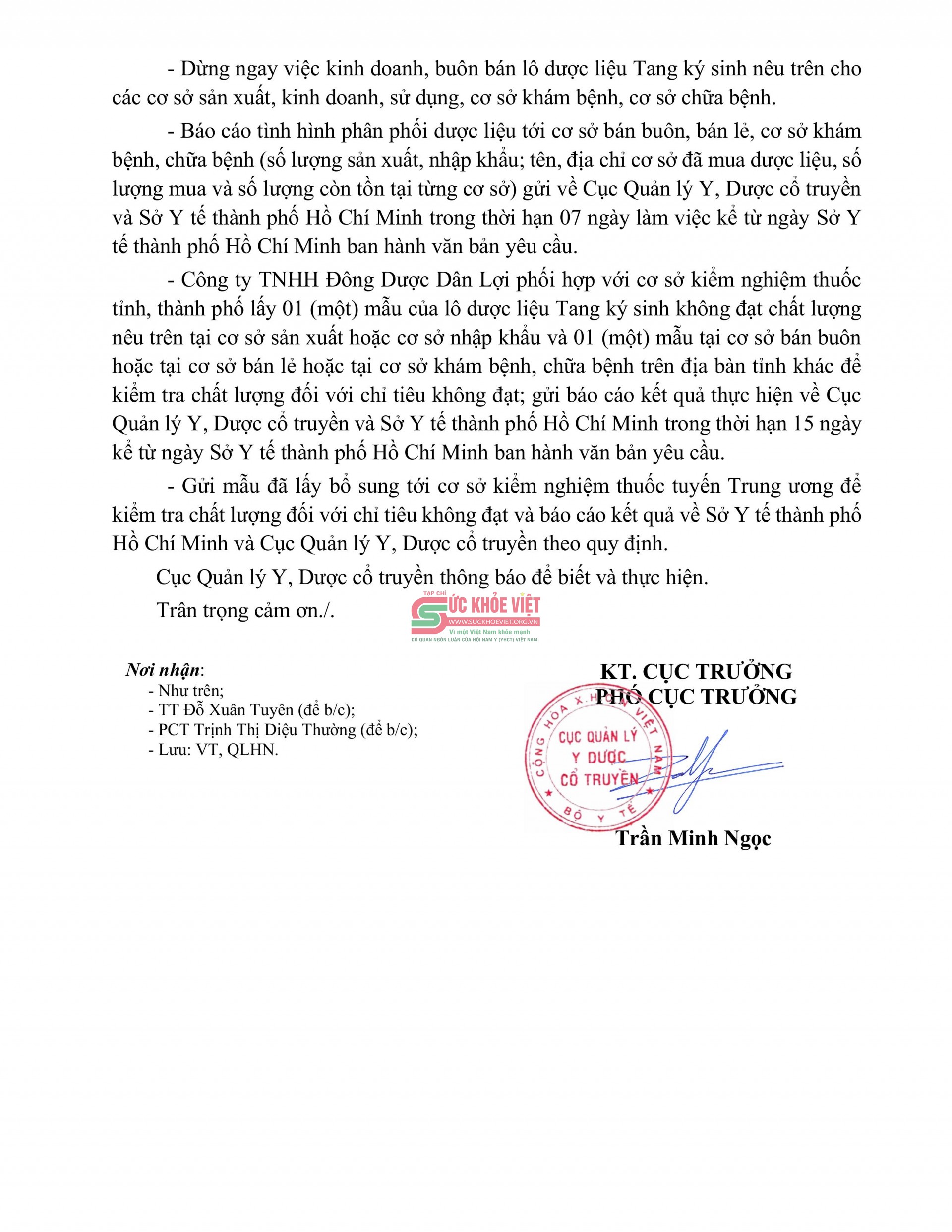 Nguy cơ từ dược liệu không rõ loài: Lô dược liệu “Tang ký sinh” nhập khẩu bị xử lý