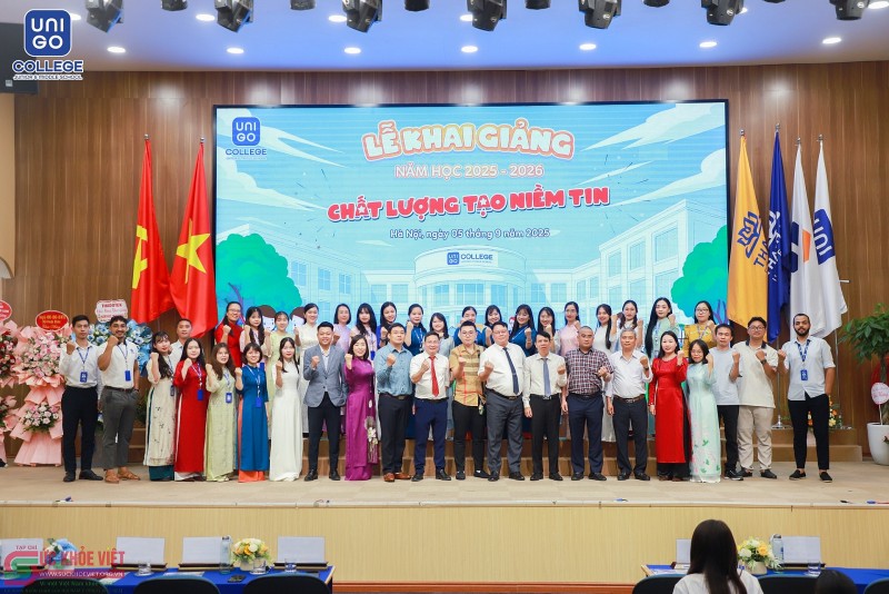 Trường UNIGO khai giảng năm học 2025-2026: Khởi đầu hành trình tri thức, hướng về tương lai