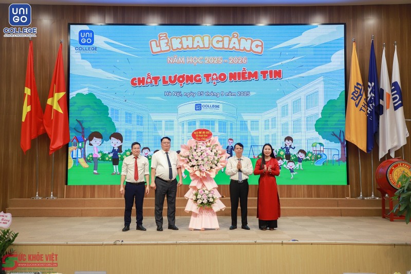 Trường UNIGO khai giảng năm học 2025-2026: Khởi đầu hành trình tri thức, hướng về tương lai