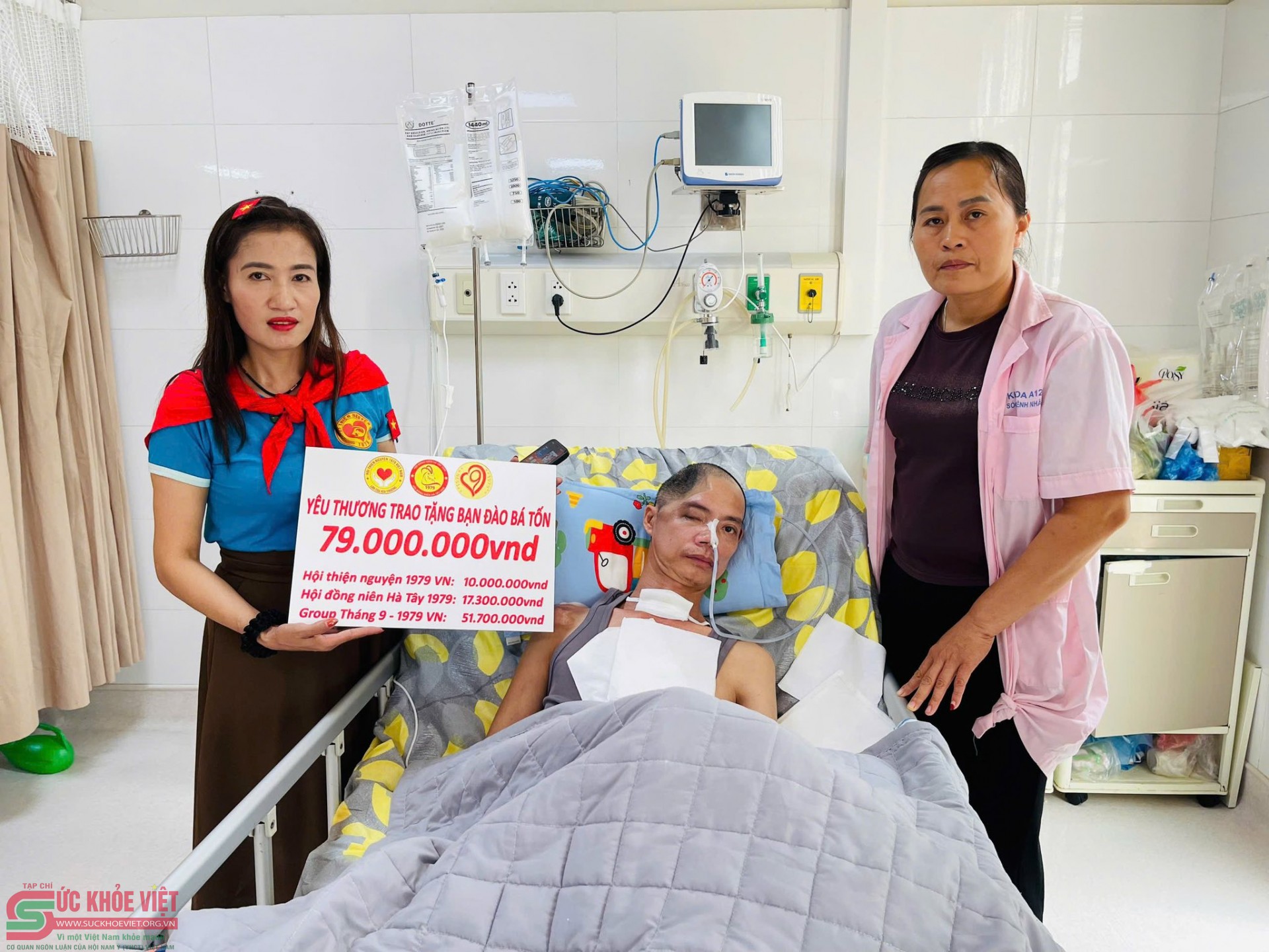 Lan tỏa tình đồng niên 1979: Chung tay viết tiếp hy vọng cho bạn Đào Bá Tốn Lan tỏa tình đồng niên 1979: Chung tay viết tiếp hy vọng cho bạn Đào Bá Tốn