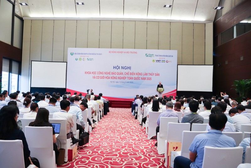 Hội nghị Khoa học toàn quốc 2025 về bảo quản, chế biến và cơ giới hóa nông nghiệp