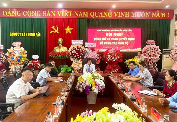 Đắk Lắk: Đồng chí Phạm Văn Lập giữ chức Bí thư Đảng ủy xã Krông Pắc