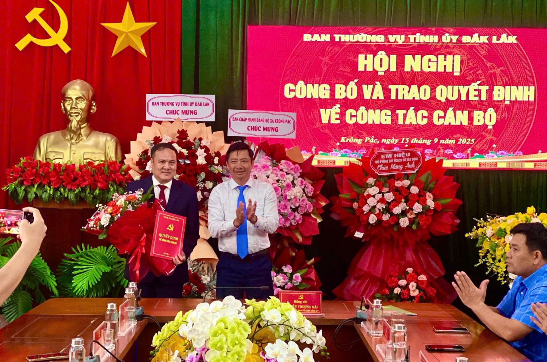 Đắk Lắk: Đồng chí Phạm Văn Lập giữ chức Bí thư Đảng ủy xã Krông Pắc