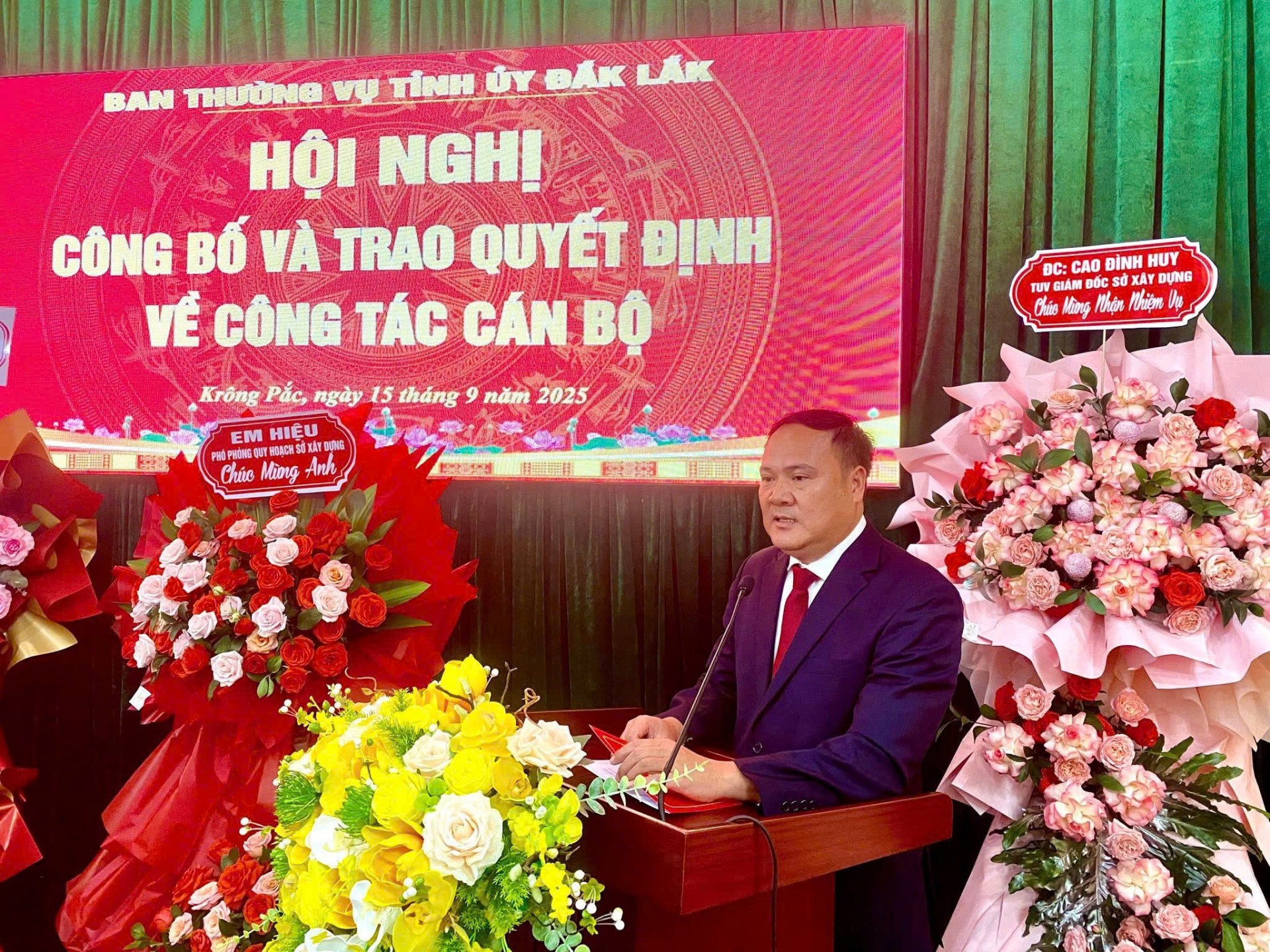 Đắk Lắk: Đồng chí Phạm Văn Lập giữ chức Bí thư Đảng ủy xã Krông Pắc