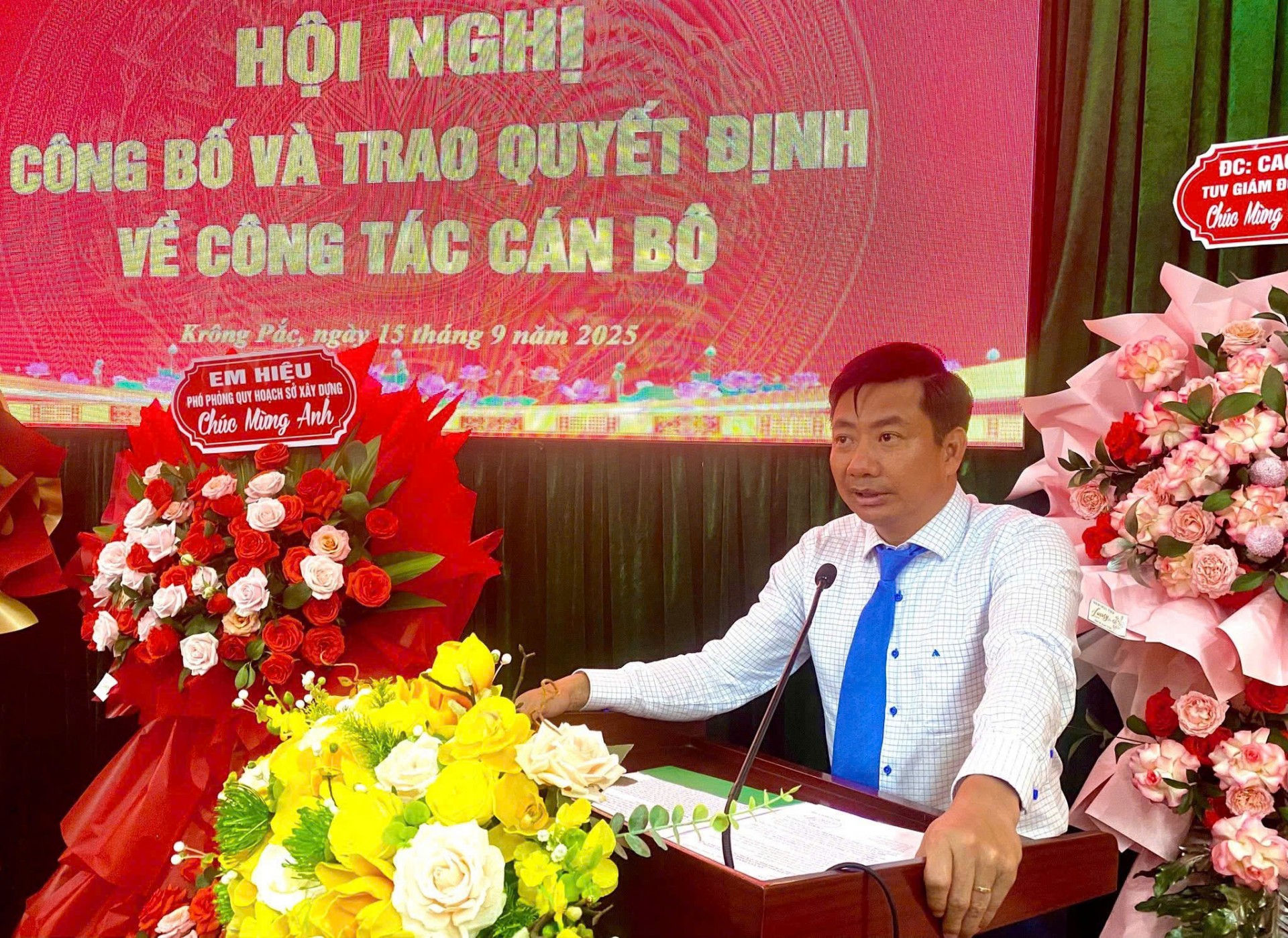 Đắk Lắk: Đồng chí Phạm Văn Lập giữ chức Bí thư Đảng ủy xã Krông Pắc