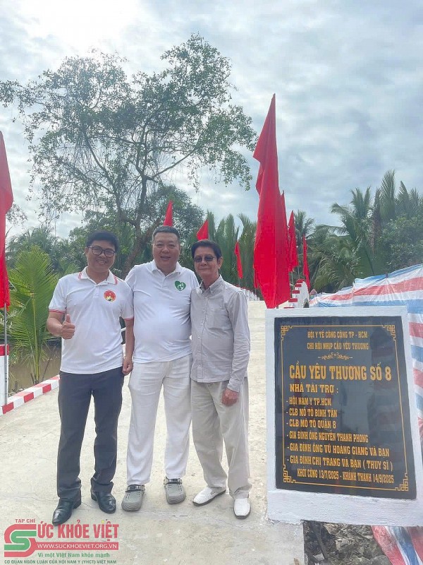 Lan tỏa yêu thương – Khám chữa bệnh nhân đạo và khánh thành cầu nông thôn tại xã Đại Điền, Vĩnh Long