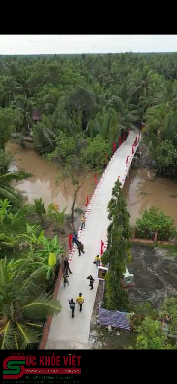 Lan tỏa yêu thương – Khám chữa bệnh nhân đạo và khánh thành cầu nông thôn tại xã Đại Điền, Vĩnh Long