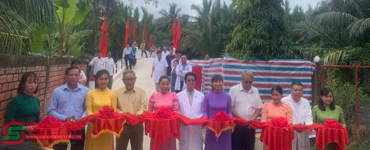 Lan tỏa yêu thương – Khám chữa bệnh nhân đạo và khánh thành cầu nông thôn tại xã Đại Điền, Vĩnh Long