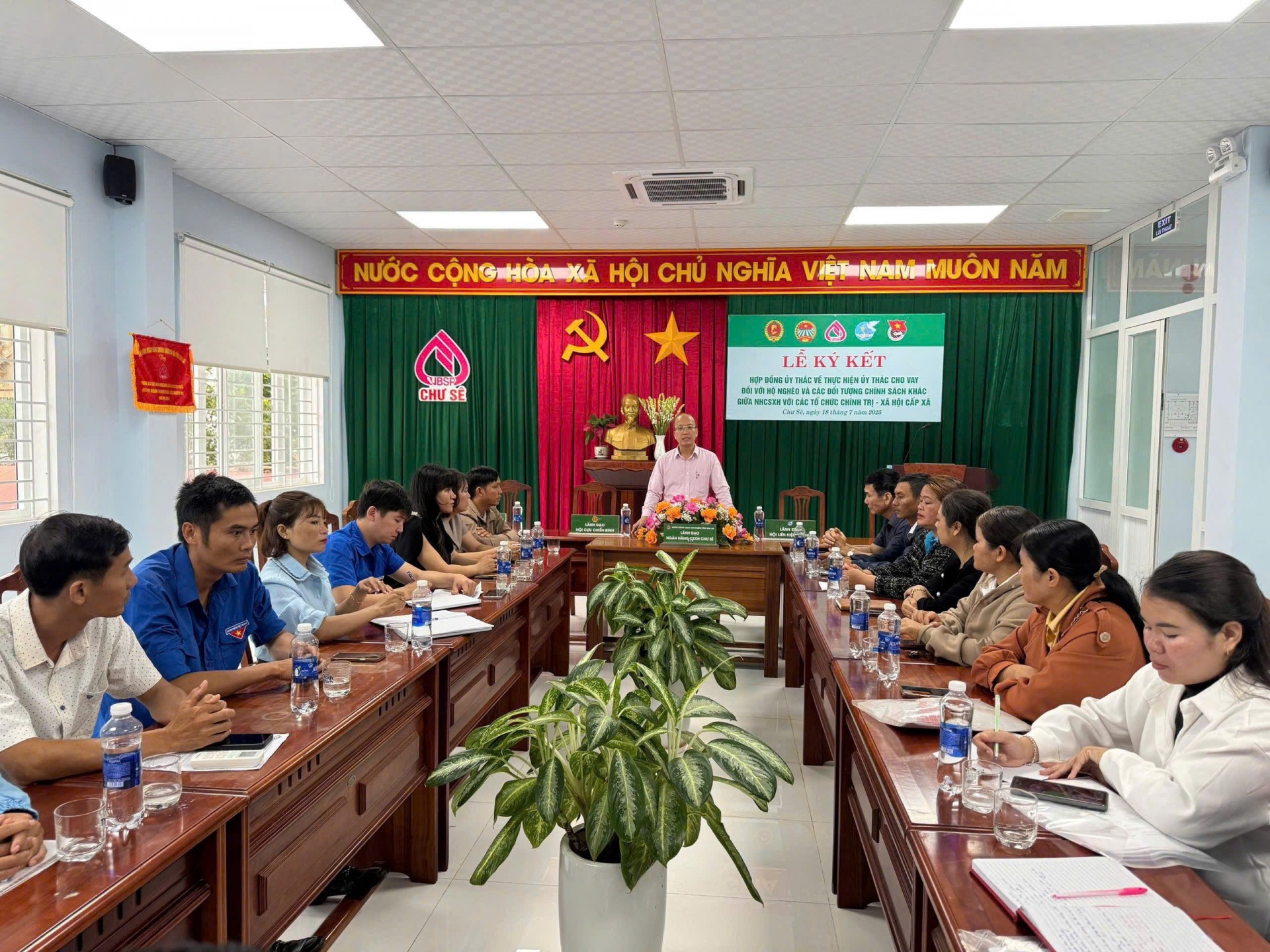 NHCSXH Chư Sê thường xuyên chỉ đạo hoạt động tín dụng an toàn, hiệu quả