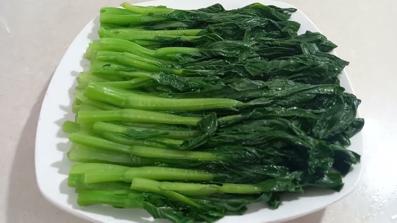 RAU CẢI NGỒNG LUỘC NGỌT MÁT.