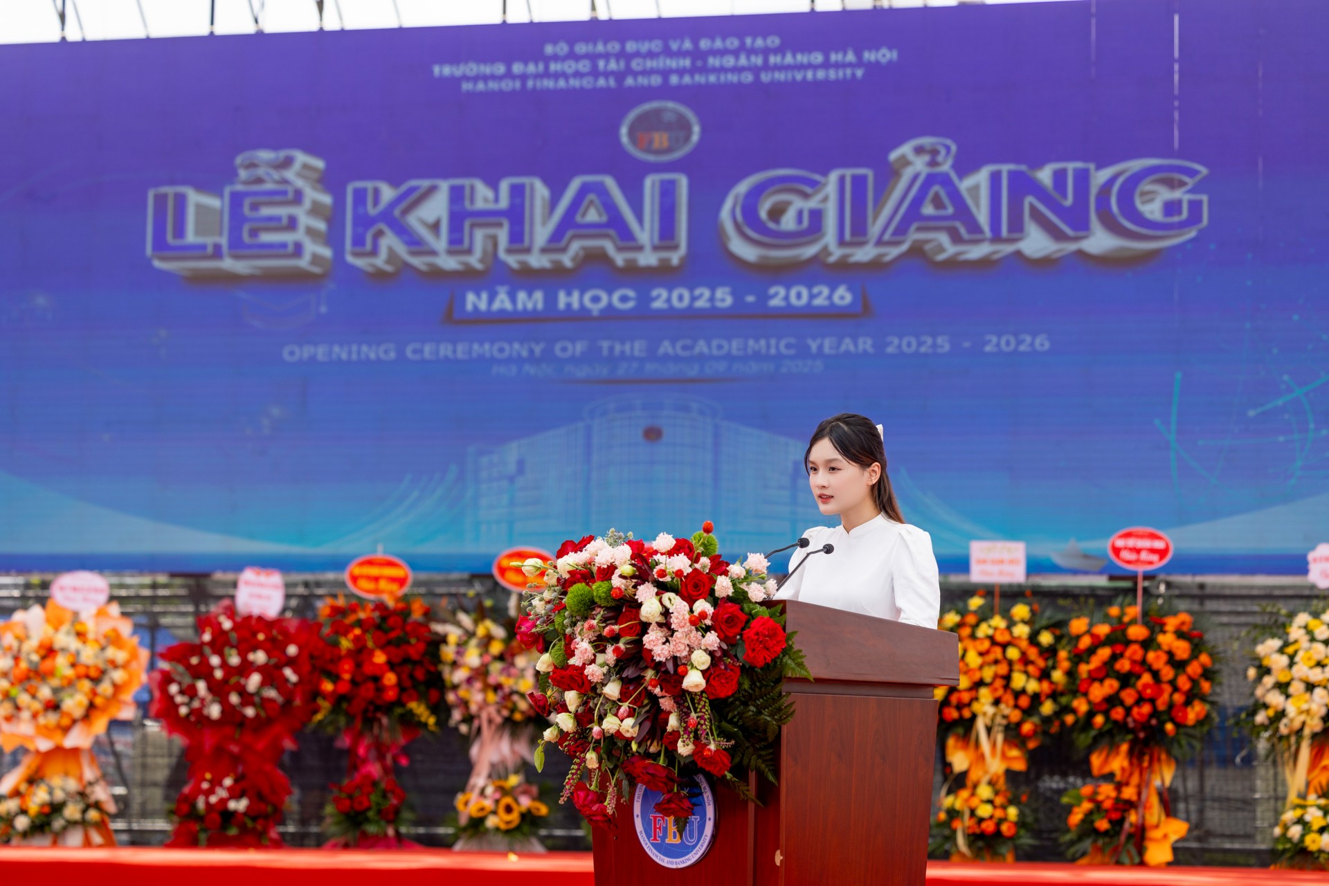 Lễ khai giảng năm học 2025-2026: Khởi đầu mới, khát vọng mới tại trường Đại Học Tài chính – Ngân hàng Hà Nội