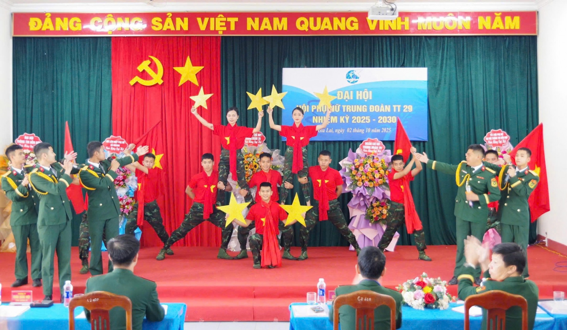 Gia Lai: Đại hội Hội Phụ nữ Trung đoàn Thông tin 29 nhiệm kỳ 2025-2030 thành công tốt đẹp Gia Lai: Đại hội Hội Phụ nữ Trung đoàn Thông tin 29 nhiệm kỳ 2025-2030 thành công tốt đẹp