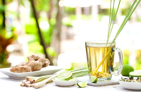 Những lợi ích sức khỏe khi uống trà sả