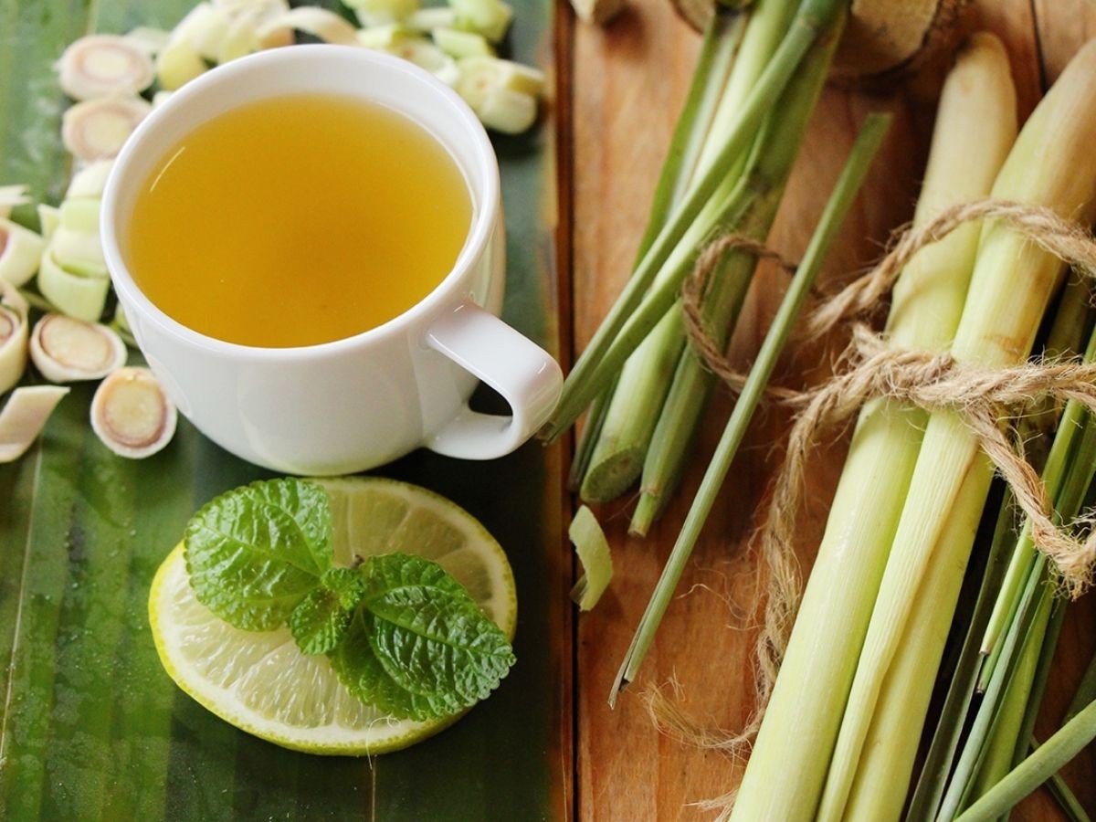 Những lợi ích sức khỏe khi uống trà sả Những lợi ích sức khỏe khi uống trà sả