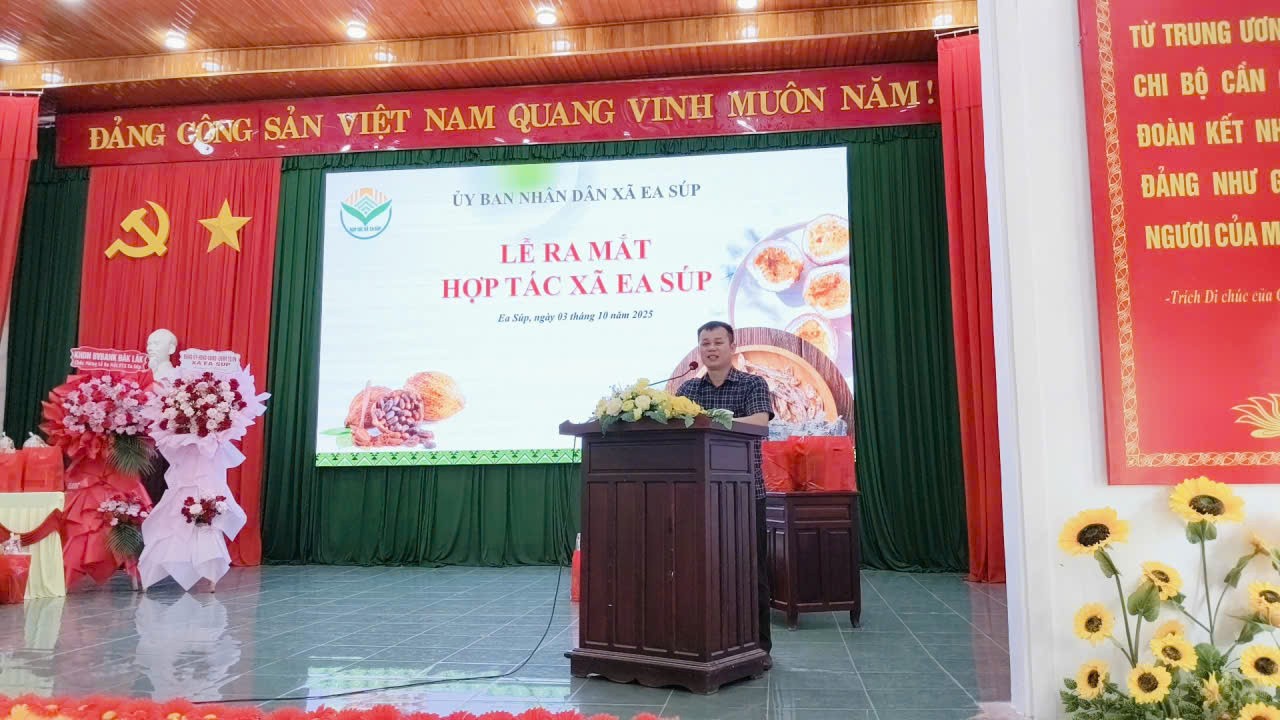 Đắk Lắk: Ra mắt Hợp tác xã ở vùng biên giới, giúp người đồng bào thiểu số phát triển bền vững Đắk Lắk: Ra mắt Hợp tác xã ở vùng biên giới, giúp người đồng bào thiểu số phát triển bền vững