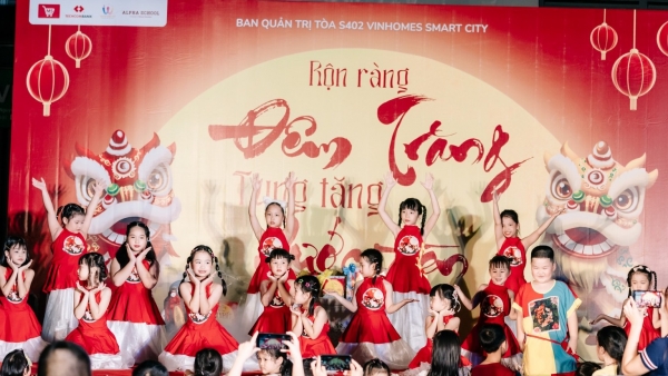 Rộn ràng đêm trăng – Gắn kết yêu thương tại tòa S402 Vinhomes Smart City