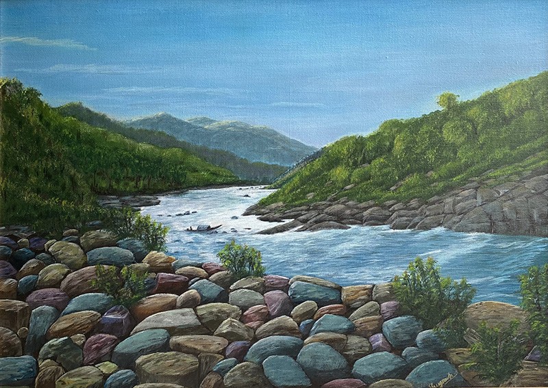 “Về miền Trung” – Khi bác sĩ Ngô Thị Thanh Thủy chạm đến giấc mơ hội họa