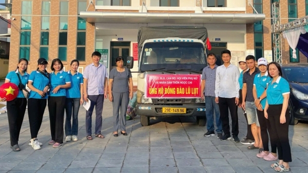 Thôn Ngọc Chi hướng về vùng lũ – Lan tỏa tình người, chia sẻ yêu thương