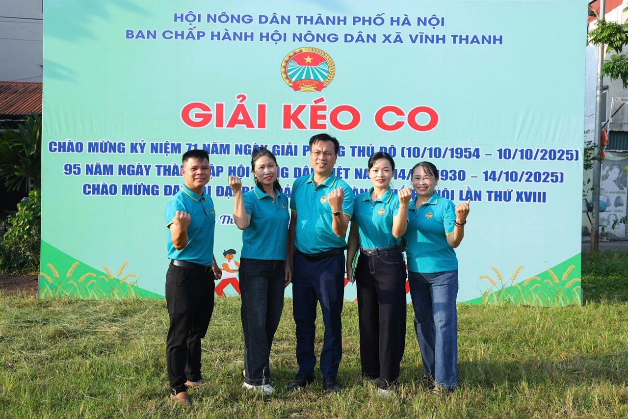 Hội nông dân thôn Ngọc Chi sôi nổi tham gia Giải kéo co truyền thống năm 2025