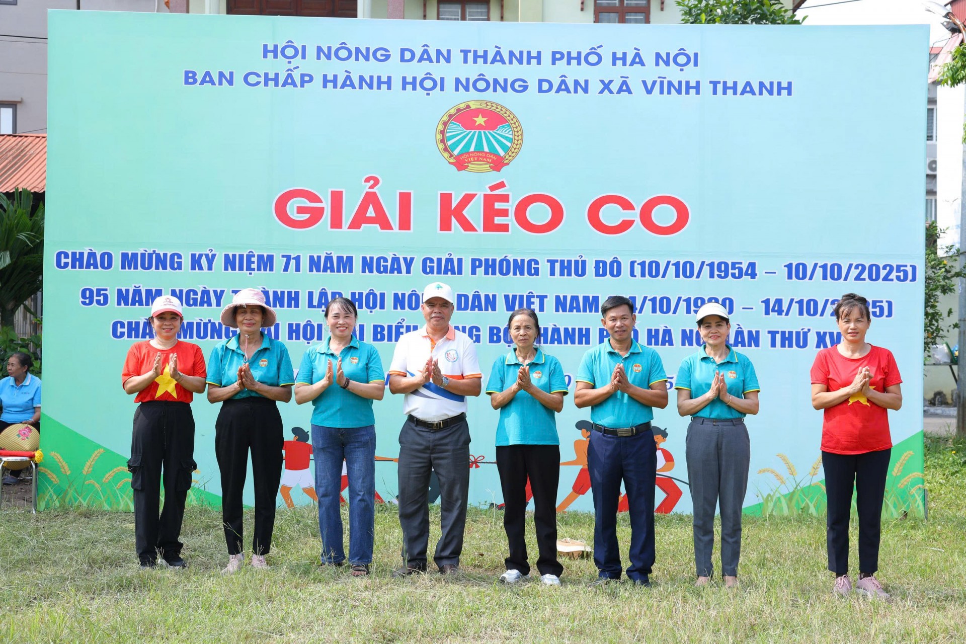 Hội nông dân thôn Ngọc Chi sôi nổi tham gia Giải kéo co truyền thống năm 2025