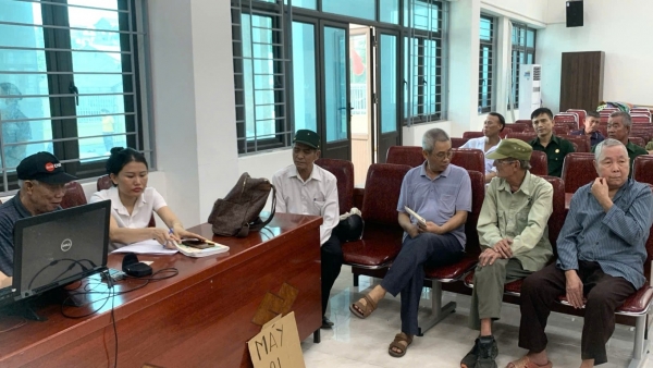 Chi hội Cựu chiến binh Ngọc Chi tổ chức chụp ảnh thẻ hội viên: Góp phần nâng cao chất lượng công tác Hội