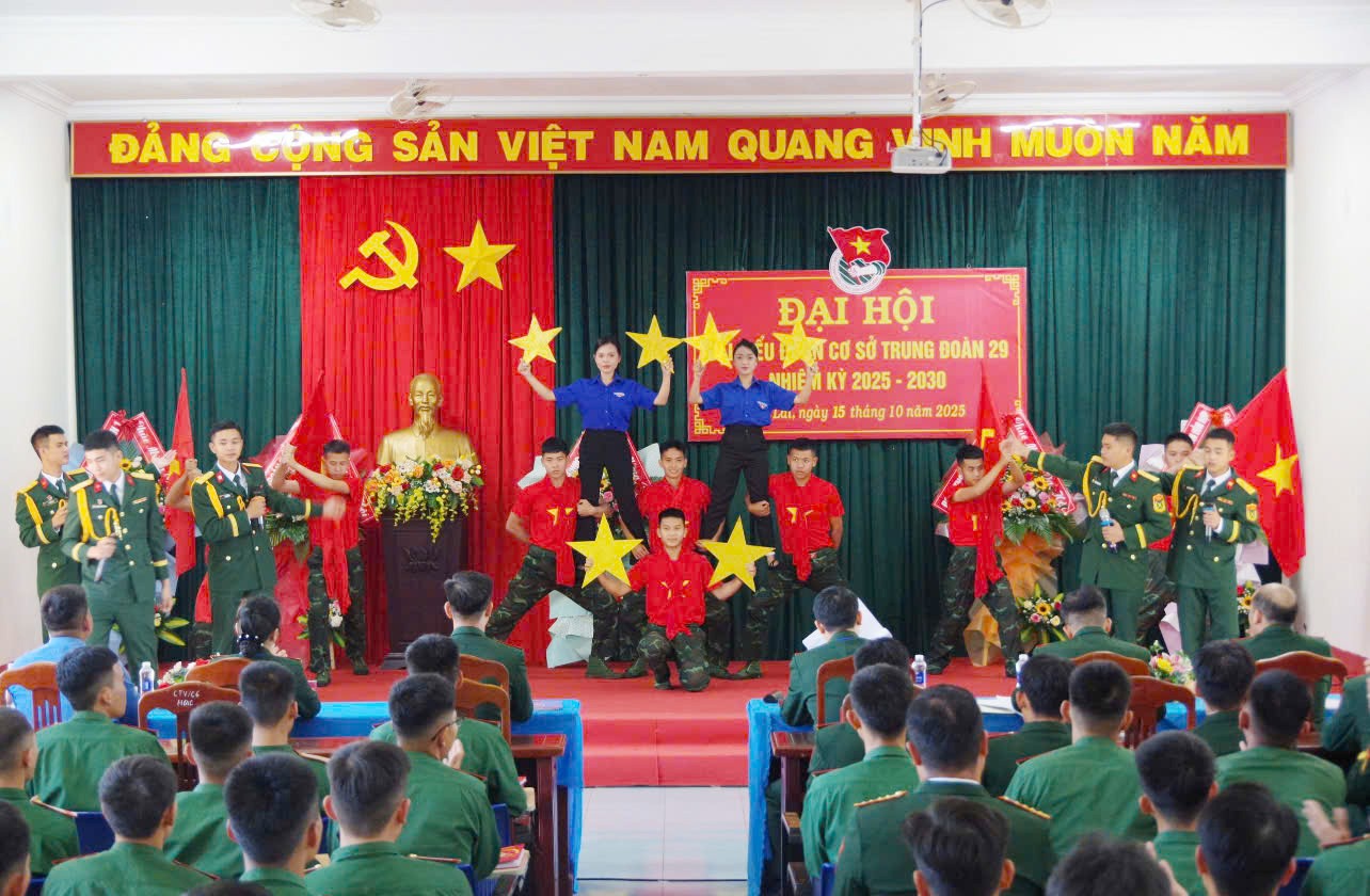 Gia Lai: Đại hội Đoàn cơ sở Trung đoàn Thông tin 29 nhiệm kỳ 2025 – 2030 thành công tốt đẹp Gia Lai: Đại hội Đoàn cơ sở Trung đoàn Thông tin 29 nhiệm kỳ 2025 – 2030 thành công tốt đẹp