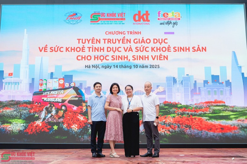 Lan tỏa tri thức – Xây dựng lối sống lành mạnh: Chương trình tuyên truyền SKTD và SKSS cho học sinh, sinh viên