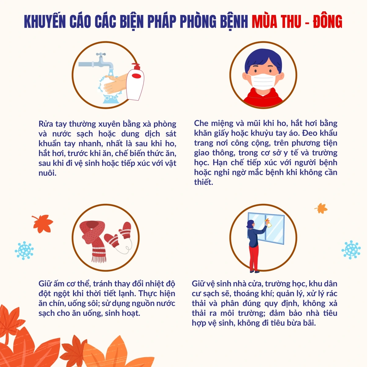 Bộ Y tế yêu cầu tăng cường phòng, chống dịch bệnh mùa Thu - Đông