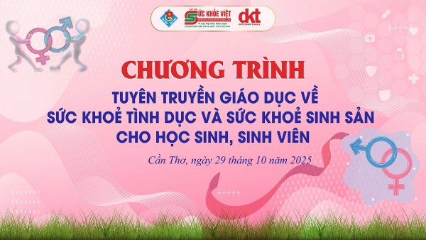 Giáo dục sức khỏe sinh sản và tình dục: Hành trình lan tỏa tri thức đến với sinh viên Đại học Cần Thơ vào ngày 29/10/2025