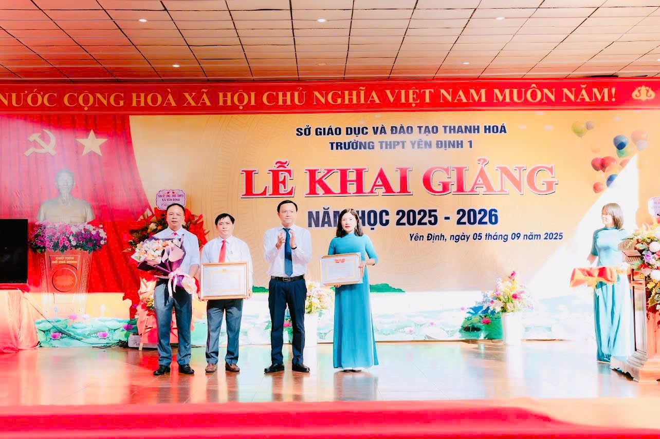 Trường THPT Yên Định 1 – Phát triển giáo dục toàn diện, nâng cao chất lượng mũi nhọn