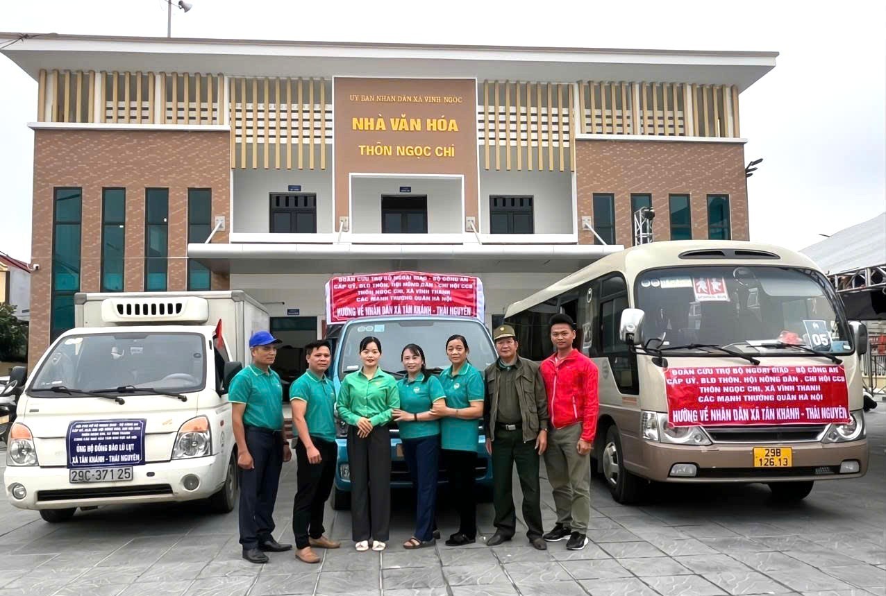 Thôn Ngọc Chi hướng về Thái Nguyên – San sẻ yêu thương, cùng nhau vượt lũ