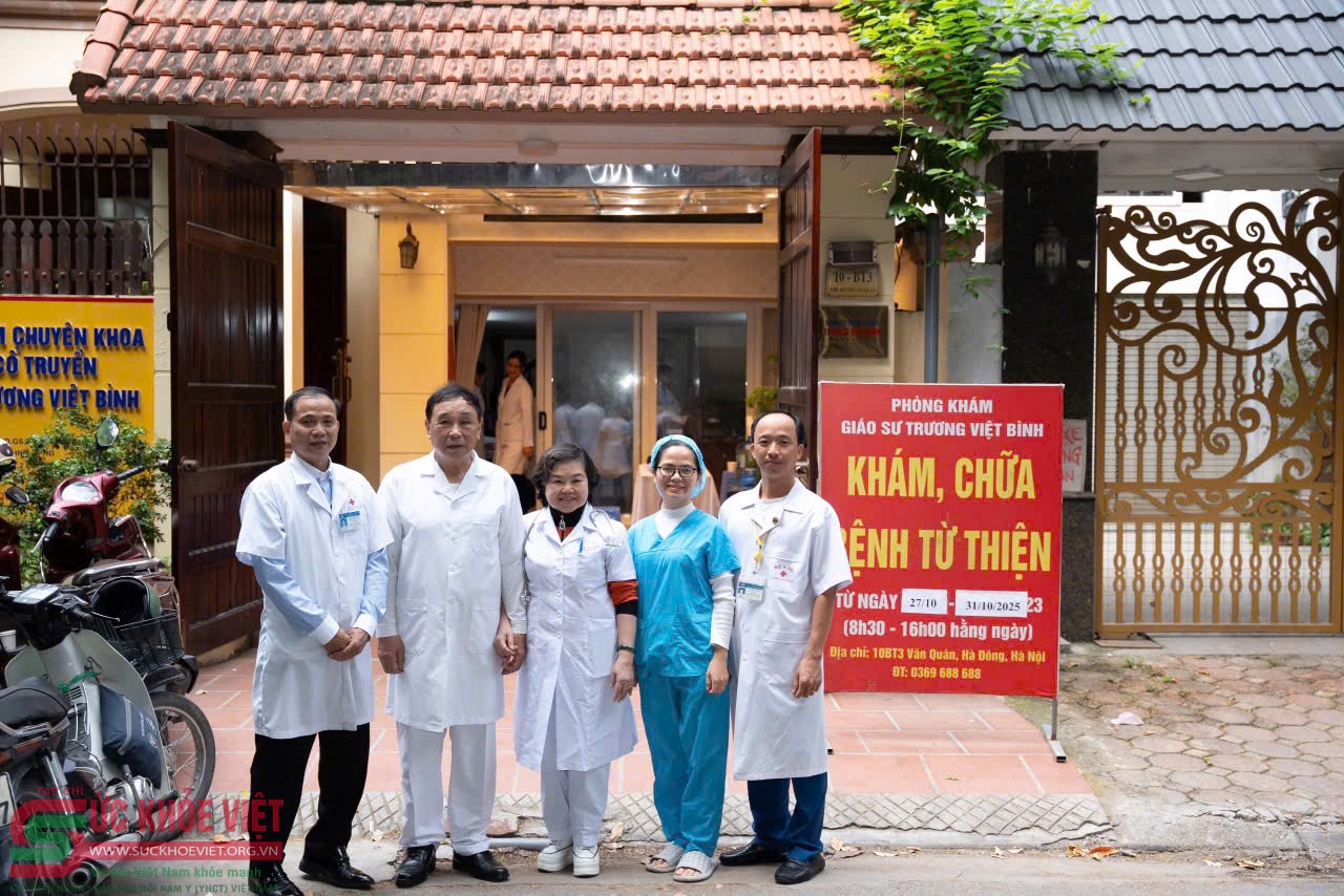 Khám chữa bệnh từ thiện – Hành trình lan tỏa Y đức tại phòng khám TTND. GS. TS Trương Việt Bình
