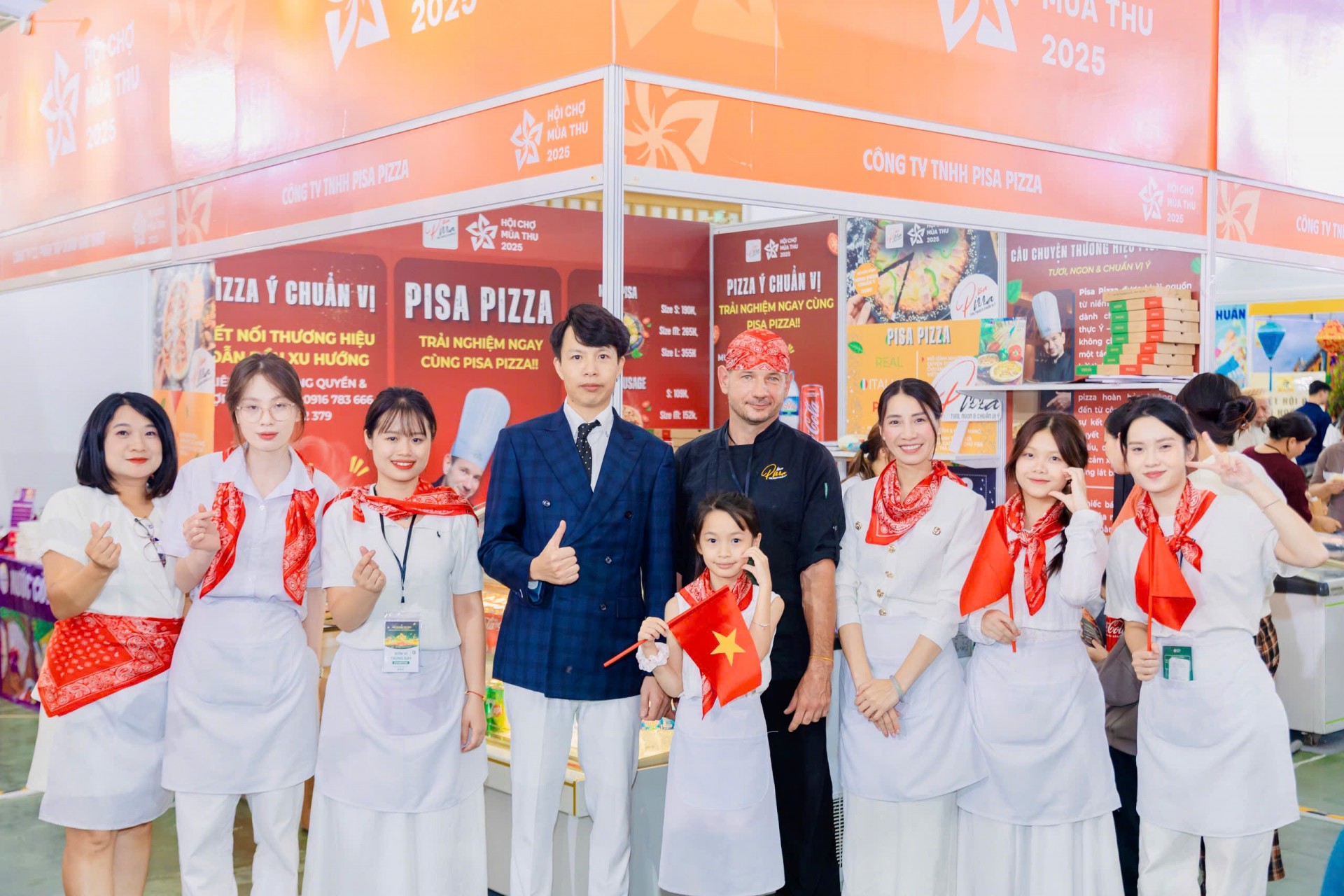 Pisa Pizza – Thương hiệu Việt Nam đại diện nghệ thuật ẩm thực pizza tại hội chợ mùa thu 2025