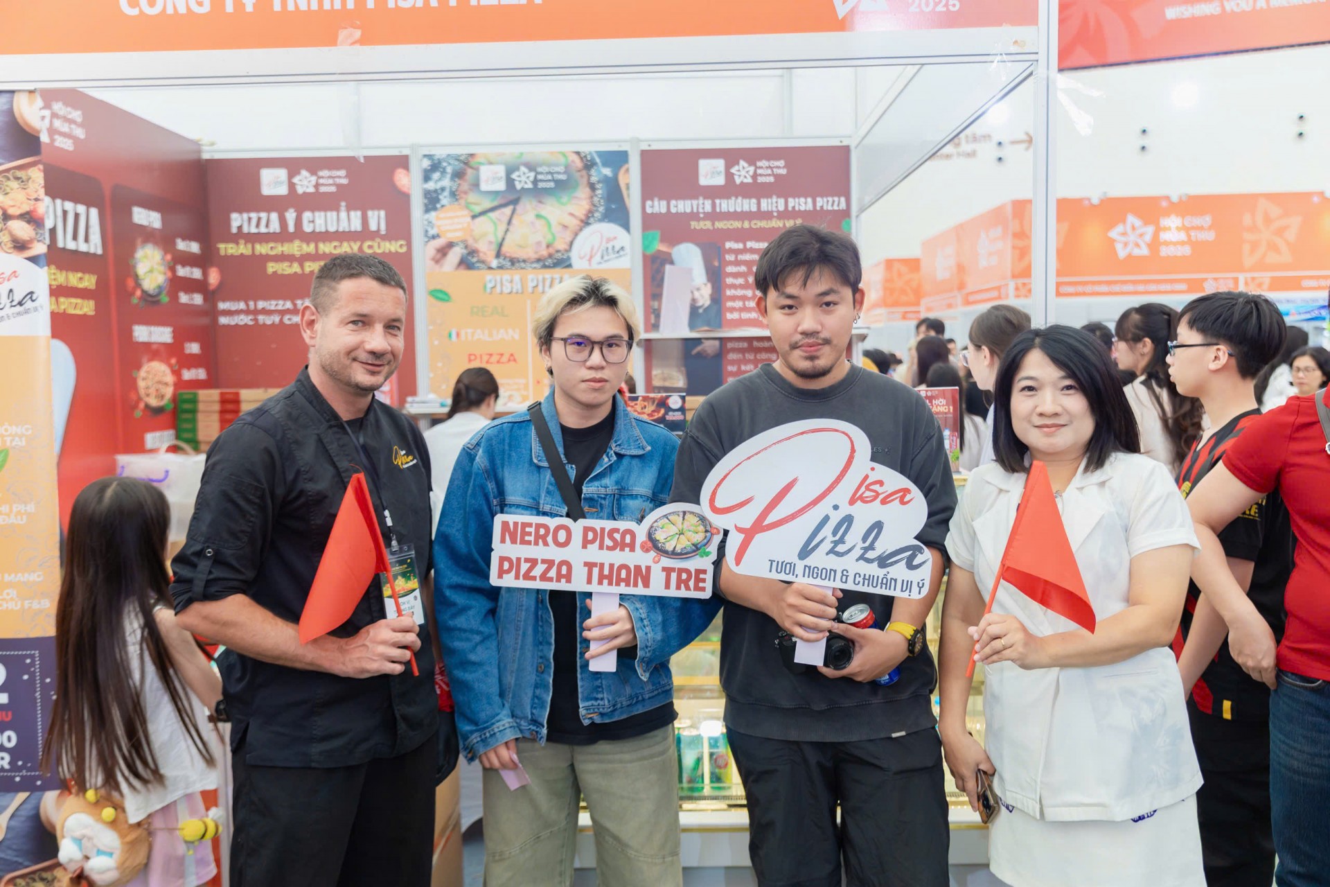 Pisa Pizza – Thương hiệu Việt Nam đại diện nghệ thuật ẩm thực pizza tại hội chợ mùa thu 2025