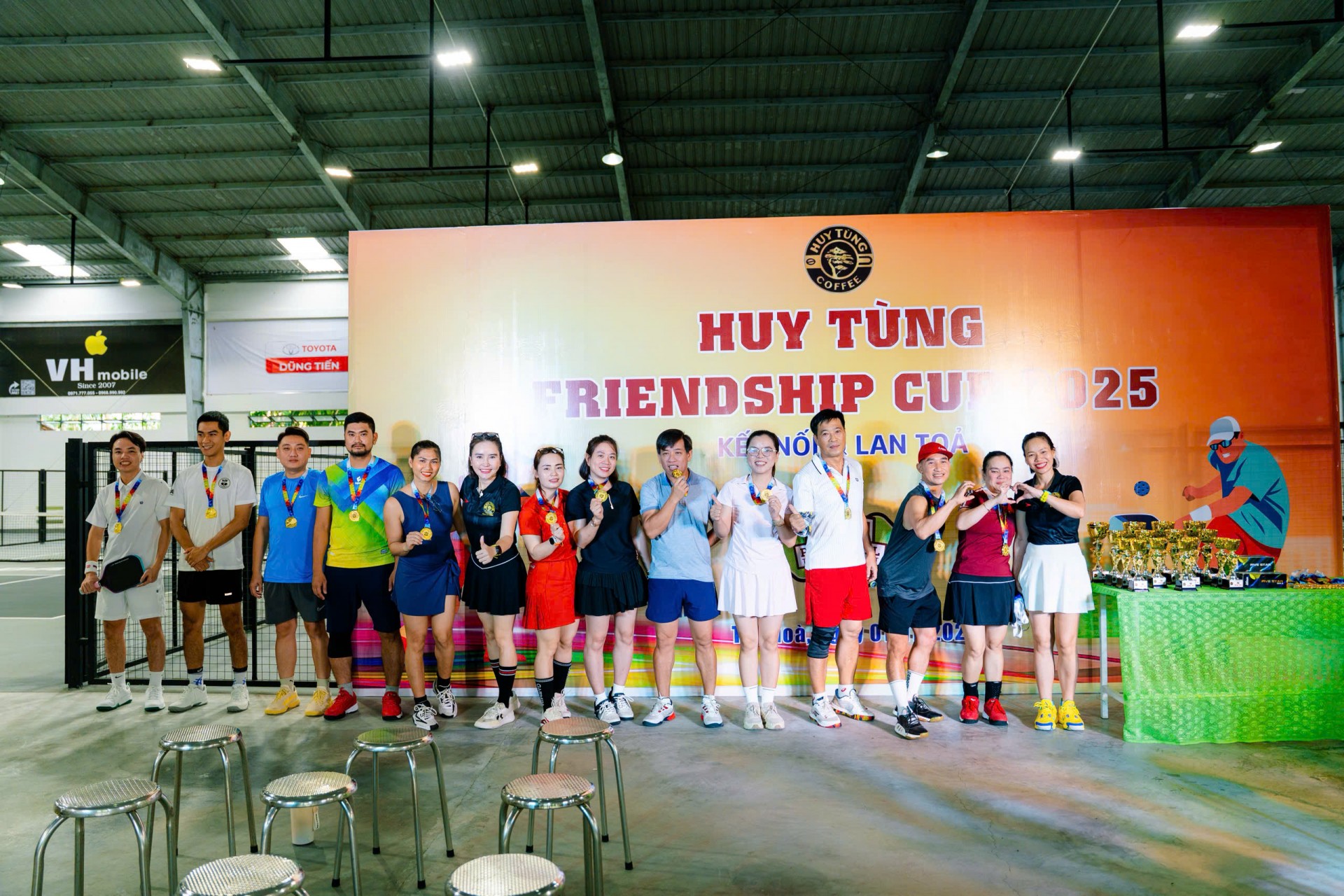 Đắk Lắk: Huy Tùng Friendship Cup 2025 - Lan tỏa đam mê Pickleball, kết nối những trái tim yêu thể thao