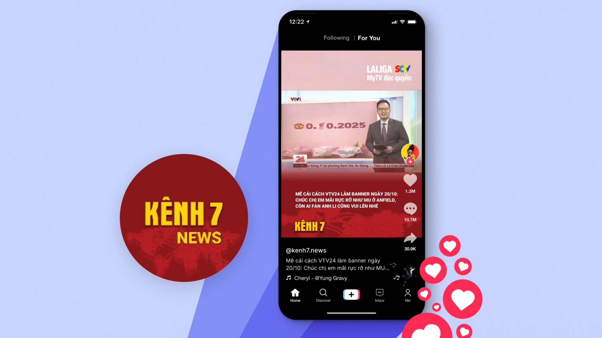 Kênh 7 News – “Nguồn tin thế hệ mới” dẫn dắt toàn hệ sinh thái Kênh 7 TikTok Kênh 7 News – “Nguồn tin thế hệ mới” dẫn dắt toàn hệ sinh thái Kênh 7 TikTok