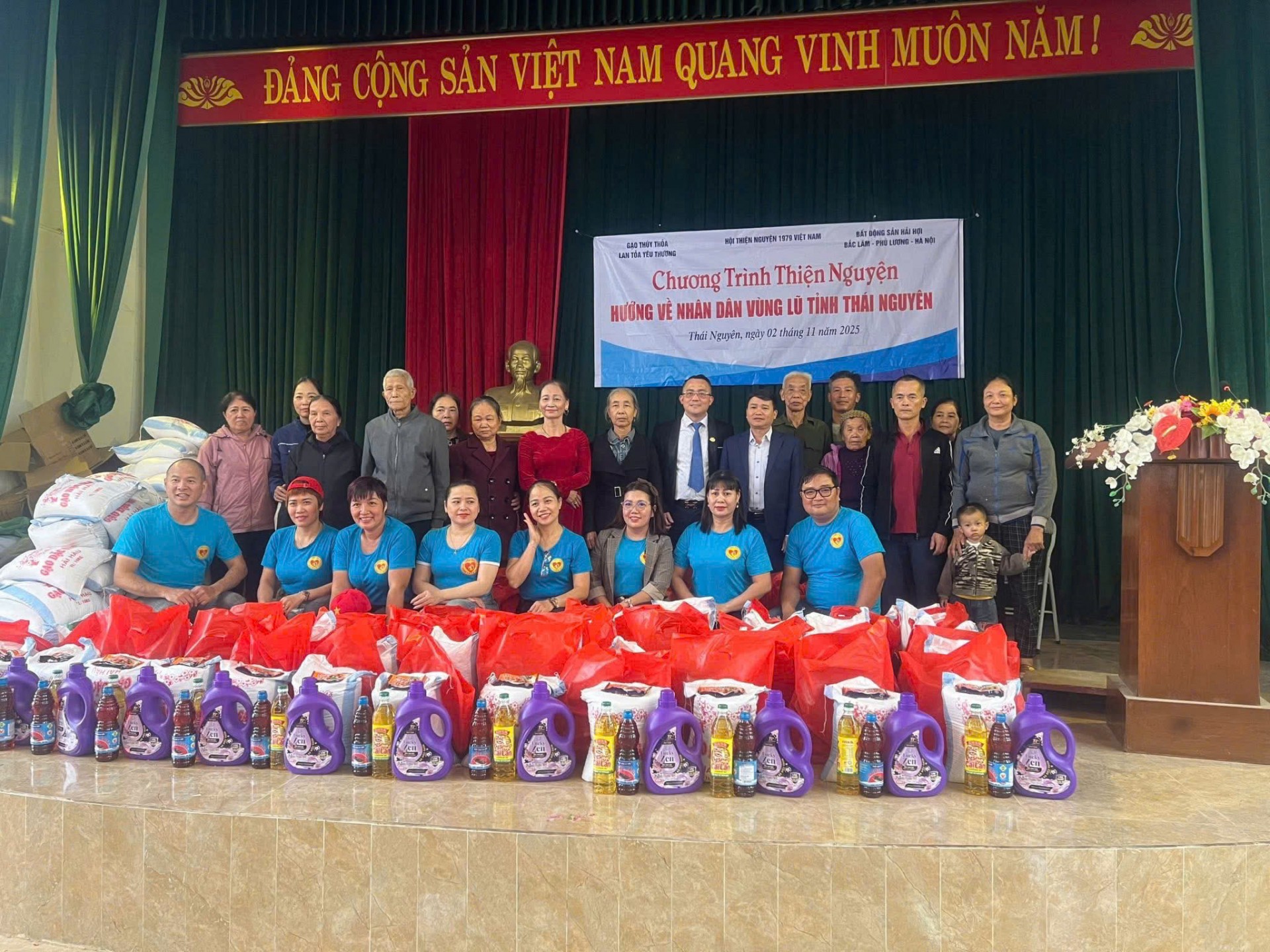 Lan tỏa yêu thương sau lũ – Hành trình sẻ chia của Hội Thiện Nguyện 1979 Việt Nam tại xã Văn Lăng, Thái Nguyên