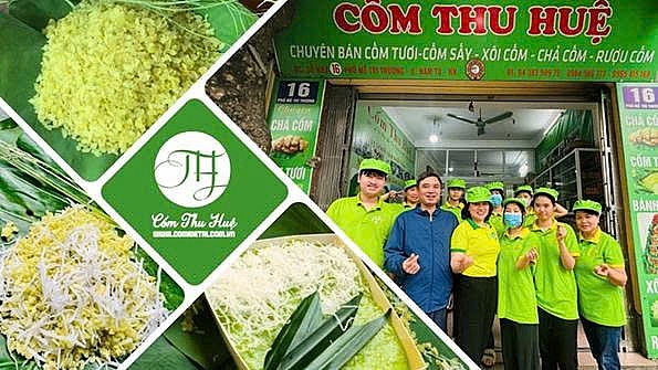 Cốm Thu Huệ: Giữ trọn hương vị mùa thu Hà Nội trong từng hạt cốm