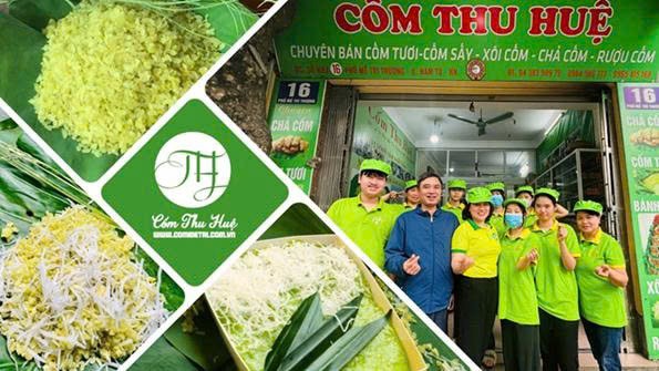 Cốm Thu Huệ – Giữ trọn hương vị mùa thu Hà Nội trong từng hạt cốm