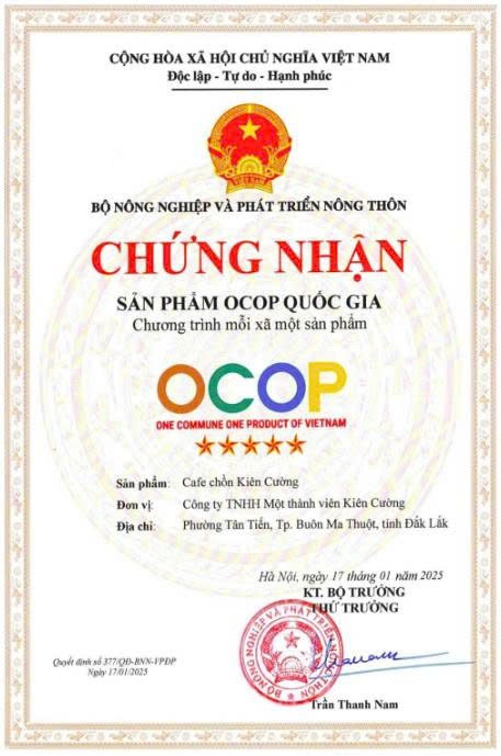 Cà phê chồn Kiên Cường – Khi tinh hoa đại ngàn hóa thành hương vị đặc biệt của Tây Nguyên