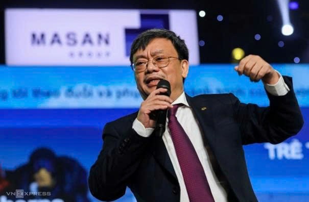 Ông Nguyễn Đăng Quang – Chủ tịch Hội đồng Quản trị Masan Group, phát biểu tại một sự kiện của tập đoàn. Ảnh: internet