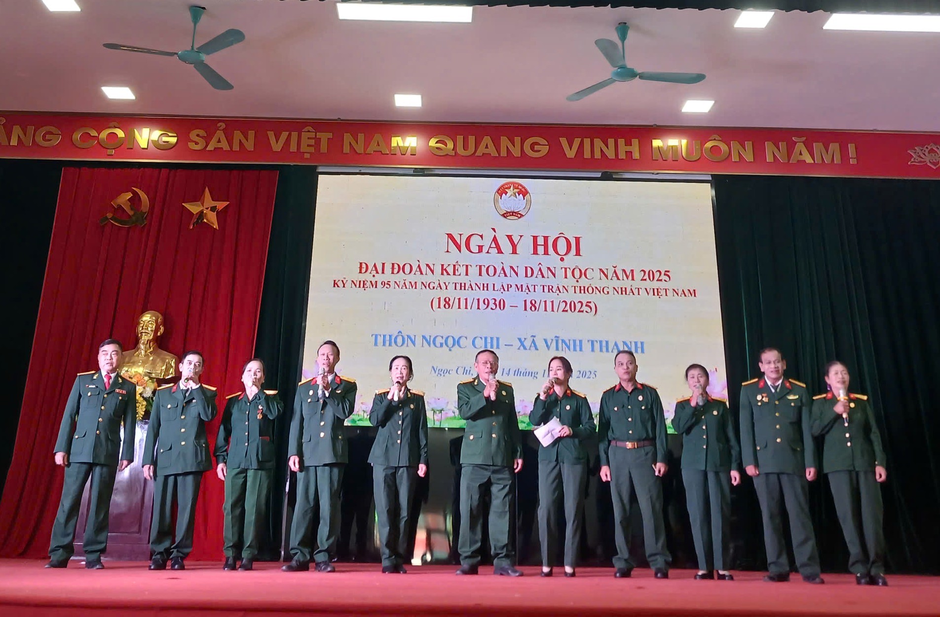 Thôn Ngọc Chi tổ chức Ngày hội Đại đoàn kết toàn dân tộc năm 2025