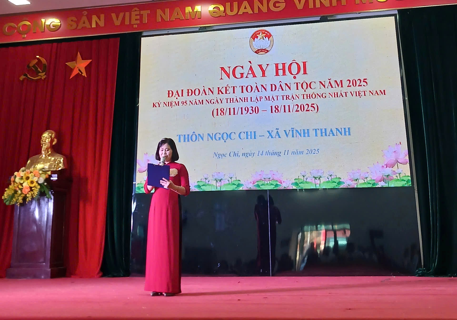 Thôn Ngọc Chi tổ chức Ngày hội Đại đoàn kết toàn dân tộc năm 2025